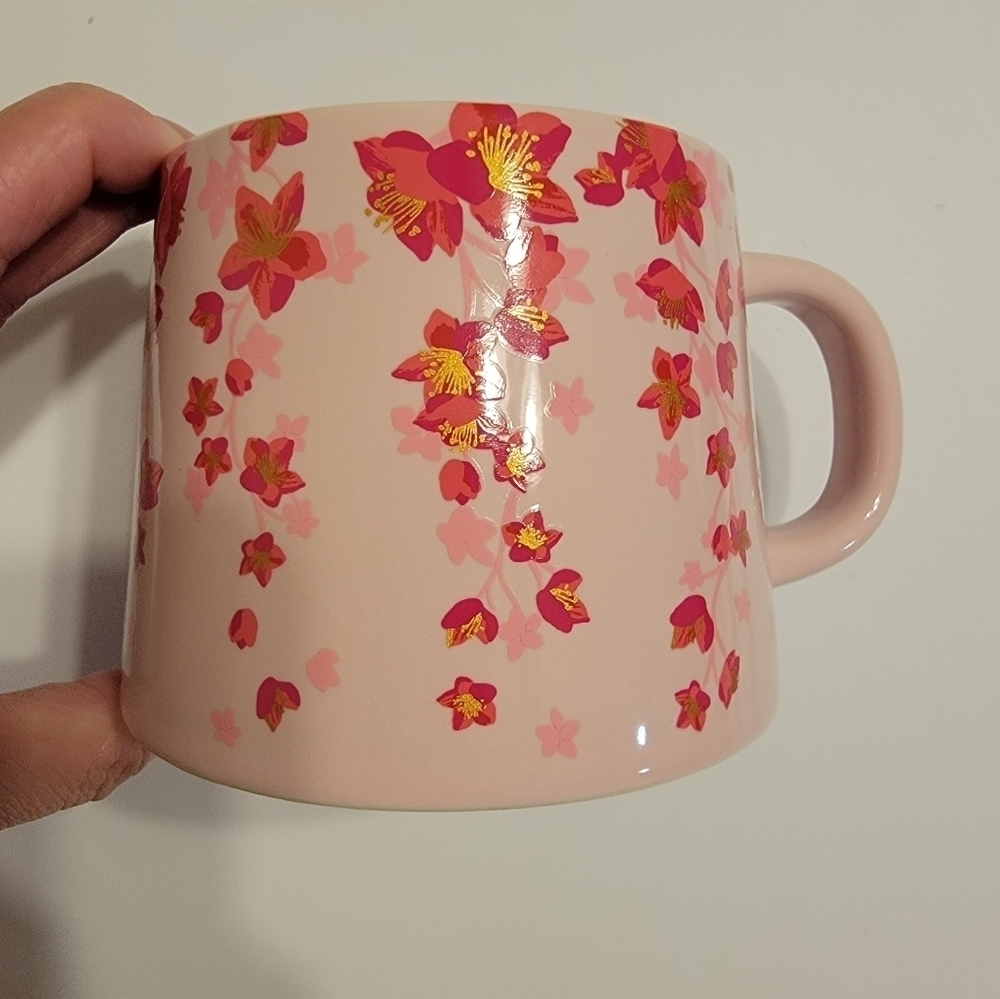 NWT Starbucks 2024 Limited Edition LATAM Cherry Blossom Ceramic Mug - Picture 4 of 6